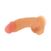 XR Brands Girthy George 9" Intimate Model with Suction Cup, Light rusvai gelsvas