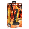XR Brands Golden Snake Silicone Intimate Toy Gold-Juodas Large