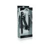 XR Brands Hound Adjustable Silicone Dog Bone Gag Raudona Strap