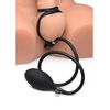 XR Brands Master Series Devils Rattle Inflatable Silicone Plug &amp; Dual Ring