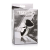 Xr Brands Juodas Heart Aluminum Intimate Plug Small - Lightweight, Nickel-Free, Juodas