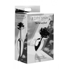 Xr Brands Blush Novelties Juodas Rose Aliuminio Plug Small - Elegant Metal Design