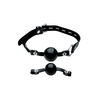Xr Brands Sinclair Select Silicone Ball Gag Set - Adjustable Leather Strap, 2 Sizes