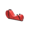 Xr Brands Kink Couch Lounge Chair with Adjustable Straps &amp; Support Pillows, Juodas