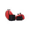 Xr Brands Kink Couch Lounge Chair with Adjustable Straps &amp; Support Pillows, Juodas