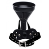 XR Brands Latrine Extreme Adjustable Funnel Gag System Juodas