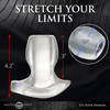 XR Brands Light-Tunnel Intimate LED Tunnel Plug Medium Clear