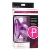 Xr Brands Wand Essentials Lily Pod Wand Attachment Violetinė Flexible TPE 3.5in