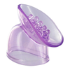 Xr Brands Wand Essentials Lily Pod Wand Attachment Violetinė Flexible TPE 3.5in