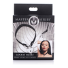 Xr Brands Lock-It Choker with Heart Lock &amp; Key - Adjustable Juodas Strap