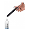 Xr Brands CleanStream XL Silicone Lubricant Applicator with Beaded Shaft, Juodas