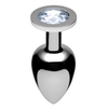 Xr Brands Master Series Lucent Chrome-Plated Plug Small Diamond Accent