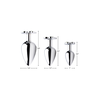 XR Brands Large Metal Plug with Clover Gem Base, Nickel-Free, Sidabrinis