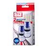 XR Brands Max-Twist Adjustable Suction Nipple Enhancers, Clear/Baltas, Pair