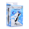 Xr Brands Mėlyna Satisfyer Mėlyna Gemstone Aluminum Intimate Plug Medium Weighted Base