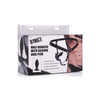 XR Brands Master Series Adjustable Harness with Silicone Plug Juodas
