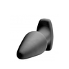 XR Brands Model R Intimate Plug with Rotating Beads, Juodas, Silicone