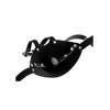Xr Brands Master Series Ball Gag Adjustable Head Harness - Juodas, Removable Gag