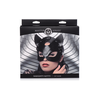 XR Brands Naughty Kitty Vegan Cat Mask Adjustable Juodas