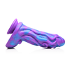 Mėlyna XR Brands Octophallus Silicone Fantasy Model Violetinė/Mėlyna 22cm