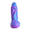 Mėlyna XR Brands Octophallus Silicone Fantasy Model Violetinė/Mėlyna 22cm