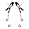 XR Brands Adjustable Nipple Clips with Rhinestone Embellishments