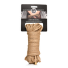 Xr Brands Kink Premium Braided Jute Rope 10m - Durable Natural Bondage Cord