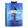 XR Brands Heavy Hitter Silicone Intimate Plug Small Weighted Juodas