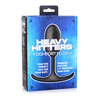 XR Brands Heavy Hitter Silicone Weighted Plug Medium - Velvety Texture