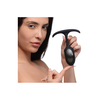 XR Brands Heavy Hitter Silicone Weighted Plug Medium - Velvety Texture
