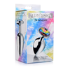 Xr Brands Rainbow Prism Large Gem Plug - Aluminum, Colorful Crystal Base