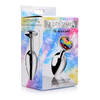 XR Brands Rainbow Prism Aluminum Plug Medium with Multicolor Gem