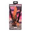 Xr Brands Oranžinis Ravager Silicone Intimate Tentacle Model - Marbled Raudona-Oranžinis, Waved Texture