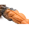 Xr Brands Oranžinis Ravager Silicone Intimate Tentacle Model - Marbled Raudona-Oranžinis, Waved Texture