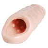 XR Brands Really Ample XL Extension Sleeve with Studded Interior, Transparent