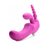 Xr Brands Regal Rider Triple Vibrating Silicone Intimate System - Strapless, Juodas