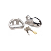 Xr Brands Rikers 24-7 Stainless Steel Secure Locking Chastity Cage - Compact Design