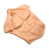 Xr Brands Ripped Silicone Male Chest Small - Lifelike Muscular Upper Body Shirt