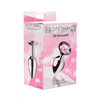 Xr Brands Rožinė Booty Sparks Rožinė Gem Aluminum Plug Small - Heart-Shaped Jewel Base