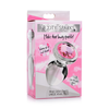Xr Brands Rožinė Booty Sparks Glass Plug Large - Rožinė Gem, Hygienic Glass, 10cm
