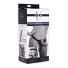 Xr Brands Seducer Silicone System 7" Adjustable Harness Set, Dual Density, Juodas