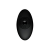XR Brands Vibrating &amp; Thrusting Silicone Plug with Remote, Juodas
