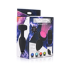 XR Brands Silicone LED Vibrating Plug Medium - Remote Control, 7 Modes