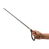 Xr Brands Sinful Impact Cane Juodas/Gold - Ergonomic Vegan Leather Handle 61cm