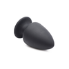 XR Brands Squeezable Intimate Plug Small Thermo-Reactive Juodas