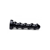 XR Brands The Screw Intimate Machine Juodas with Textured Spiral Design 27 cm