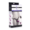 Xr Brands Sportsheets Double Take Vibrating Strap-On Harness Set Remote Juodas