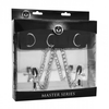 Xr Brands Master Series Submission Collar &amp; Adjustable Clamp Set with Neoprene Lining