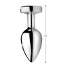 Xr Brands Light Up Medium LED Aliuminio Plug - Multicolor Lighting Effect