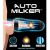XR Brands The Auto Milker Juodas - Automatic Suction &amp; Heating Device